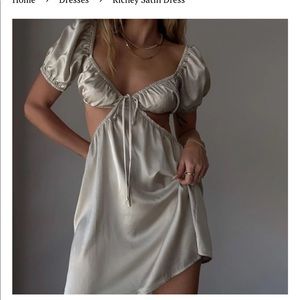 Sliver Cut-out Dress